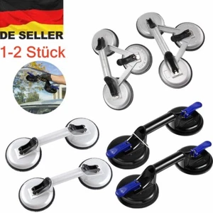 2x Saugheber 150 kg Aluminium Vakuumheber Glassauger Scheibenheber Saugnäpfe - Bild 1 von 16