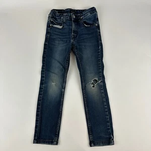 Hudson Jeans Boys Size 6 Blue Denim Distressed - Picture 1 of 11