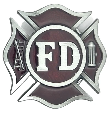 Hebilla de cinturón esmaltada de bombero nueva Foto 1 de 2