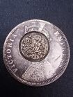 BRITISH INDIA 1878 SILVER COIN COUNTER STAMP TIBET COUNTER S