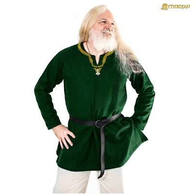 Viking Woolen Tunic Shirt for Cosplay Knight Costume Medieval Renaissance Outfit - Image 1 of 4