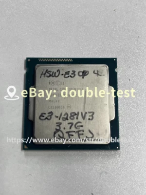 Intel Xeon E3-1281 V3 3.7GHz 4 cores 8MB SR21F Socket LGA1150 CPU Processor#LL - Image 1 of 2