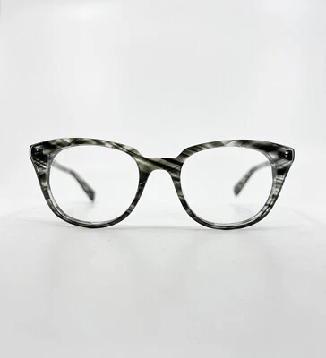 Warby Parker Eyeglasses Chelsea 148 Striped Marble Square Frame 48-19-145 4915 - Image 1 of 4
