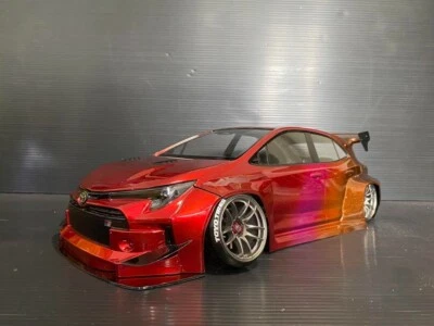 Addiction 1/10 RC Car Painted Body Toyota GR Corolla PANDEM - Image 1 of 4