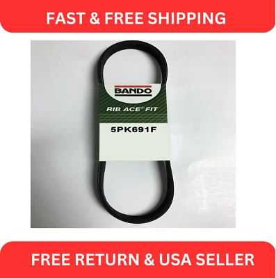 Correa de transmisión accesorio Bando 5PK691F para 06-13 Mazda 3 3 Sport 5 Foto 1 de 2