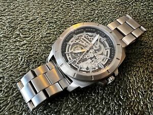 Fossil Automatic Steel Windup Analog Wristwatch