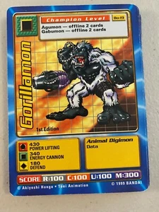 LOT OF 4 GORILLAMON CHAMPION LEVEL BO 19 Bandai Digimon Card Series 1999  - Bild 1 von 1