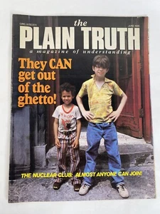 The Plain Truth Magazine June 1986 They Cab get out of the ghetto! 29 pages. - Picture 1 of 6