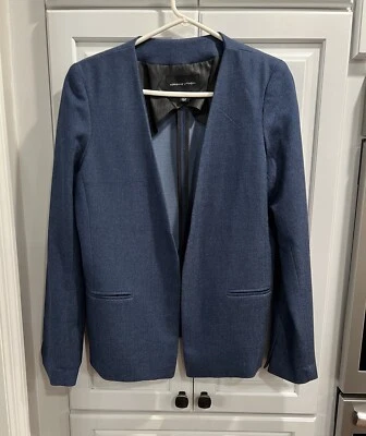 Women’s Blue Adrienne Vittadini Coat Blazer Size M - Image 1 of 4