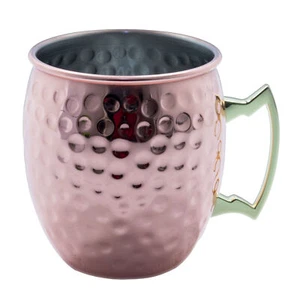 10 Stück Moscow Mule Becher Kupferbecher gehämmert Cocktail Tasse mit Hammerschl - Bild 1 von 3