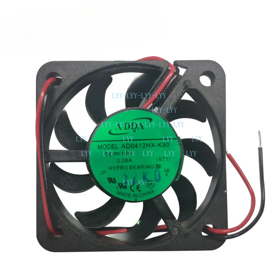 ADDA AD0412HX-K90 Axial Fan 12V 0.08A 40*40*6MM 2-wire Slient Tester Cooling Fan - Image 1 of 3