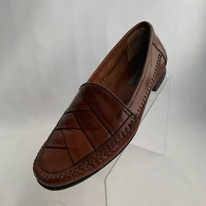 Mocasines Stacy Adams Cuero Marrón Sin usar, en caja, Diseño Redondo Puntera Zapatos sin cordones Talla 12M - Imagen 1 de 11