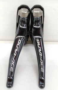 SHIMANO ST-9001 2x11 STI DURA-ACE Doble Palanca de Control Negro Carbono Par - Imagen 1 de 16