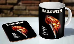 Michael Myers Halloween 1978 11oz Tea / Coffee Mug Coaster Gift Set - Picture 1 of 1