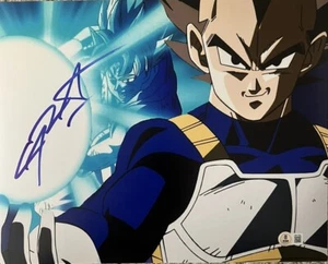 FOTO FIRMADA POR CHRIS SABAT VEGETA 11X14 DRAGON BALL Z AUTÓGRAFO CERTIFICADO DE AUTENTICIDAD J BECKETT - Imagen 1 de 1