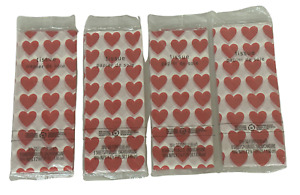 4 Pack “Red Hearts” Gift Tissue Paper By Hallmark~8 Sheets Each Valentines Day