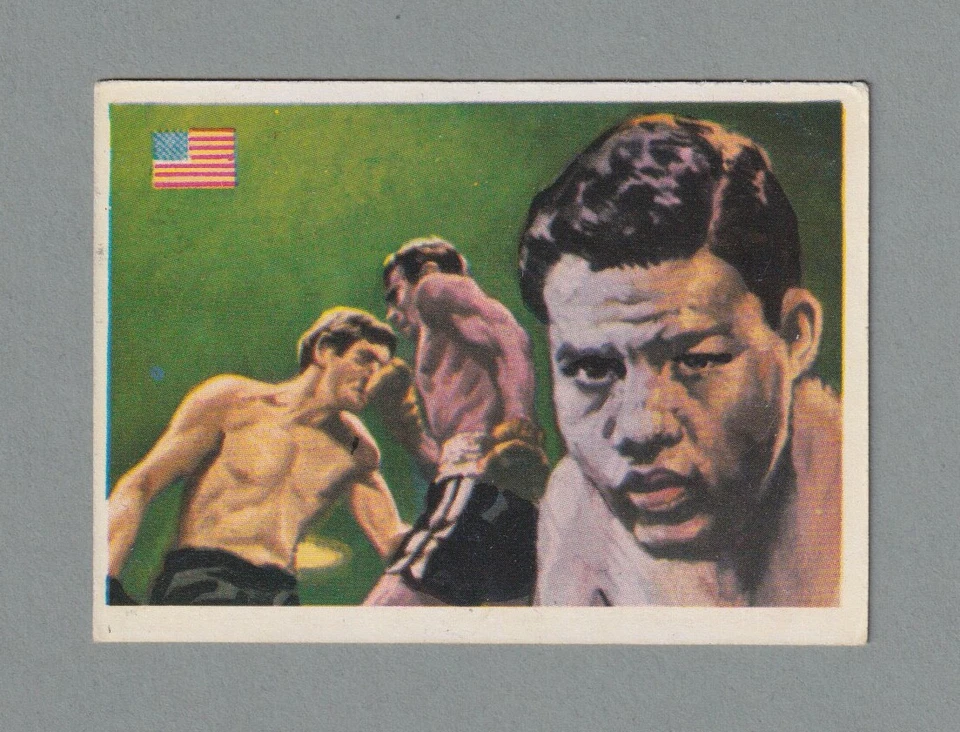 1979 Quelcom Ases Mundiales del Deporte #130 Joe Louis boxing - Image 1 of 2
