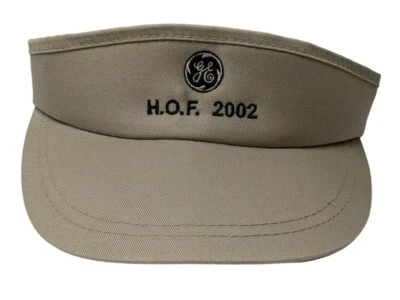 Sombrero visera vintage GE H.O.F 2002 GE SALÓN DE LA FAMA sombrero parasol 2002 beige Foto 1 de 4