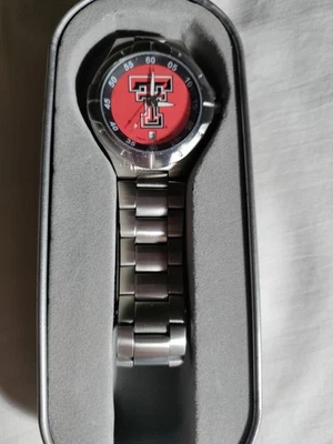 Reloj Logo Art TXT117 Texas Tech Red Raiders Pro II para hombre Foto 1 de 2