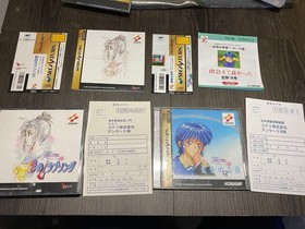 Tokimeki Memorial with obi: Aya's Love Song: Iridescent Youth Sega Saturn #f7edf