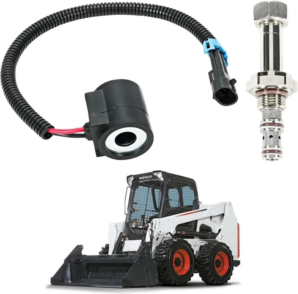 Solenoid Valve Coil and Hydraulic Spool Valve Stem Element Kit Compatible wit... - Image 1 of 4