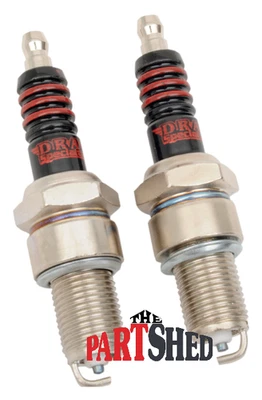 Drag Specialties Performance 2 Spark Plugs DCPR7E 6R12 Harley Twin Cam 1999-2017 - Image 1 of 4