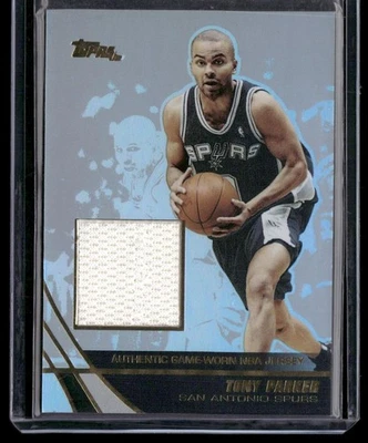 2003-04 Topps Jersey Edition #je TP Tony Parker Spurs HOF - Image 1 of 2