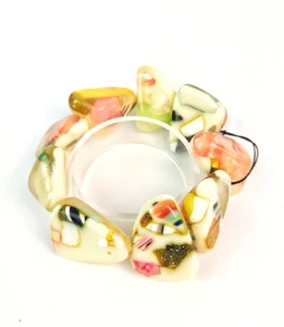 Sobral frühes Preterito Perfeito Gloria künstlergefertigtes Stretcharmband - Bild 1 von 6