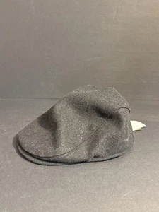 Stetson Hat Newsboy Fitted Mens Small Medium Charcoal Wool Blend All American - Picture 1 of 6