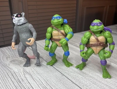 1992 Teenage Mutant Ninja Turtles Figure TMNT Movie Vintage Figures Splinter Lot - Image 1 of 4