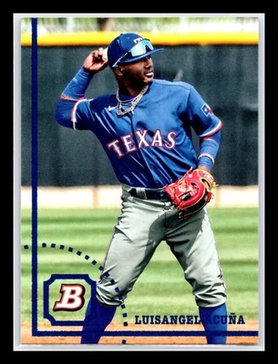 Luisangel Acuña - 2022 Bowman Heritage Prospects #BHP-10 - New York Mets - Image 1 of 2