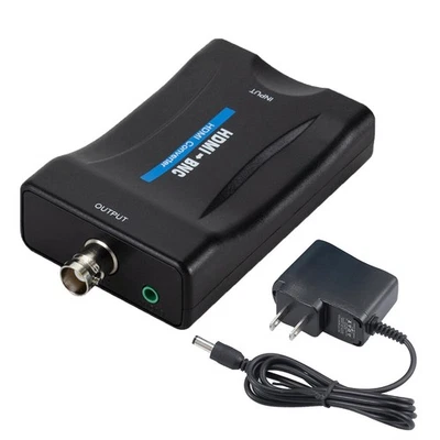 HDMI to BNC Converter Adapter - HD Digital Video in Female BNC Coax Connector... - Image 1 of 4