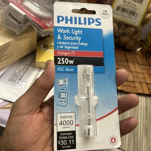Philips T3 Leuchtmittel, 250W, RSC Sockel, 120 VAC, Arbeitsleuchte 4000 Lumen - Bild 1 von 8