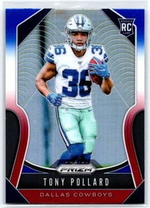 2019 Panini Prizm #339 Tony Pollard Red White and Blue - Picture 1 of 2