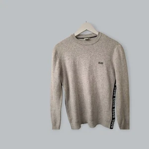 Hugo Boss Grey Jumper 16 M Boys Cotton Wool Blend Brand New - Picture 1 of 13