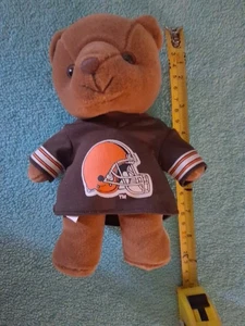 Seltener 1999 Cleveland Browns Plüschbär Play By Play Fanimals - NFL 6 Zoll sitzend - Bild 1 von 4