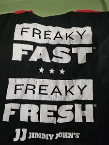 Large Jimmy Johns Crew Member T Shirt Freaky Fast - Picture 1 of 1