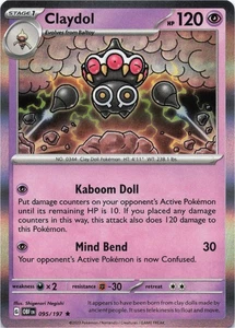 Pokemon - Claydol #095/197 - SV03: Obsidian Flames Holo - Bild 1 von 2