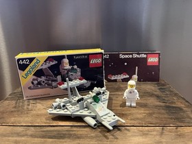 LEGO Classic Space 442 Space Shuttle 100% Complete Box & Instructions Hollow Fig
