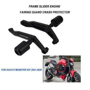 For Ducati Monster 937 21-up Frame Slider Engine Fairing Guard Crash Protector - Picture 1 of 12