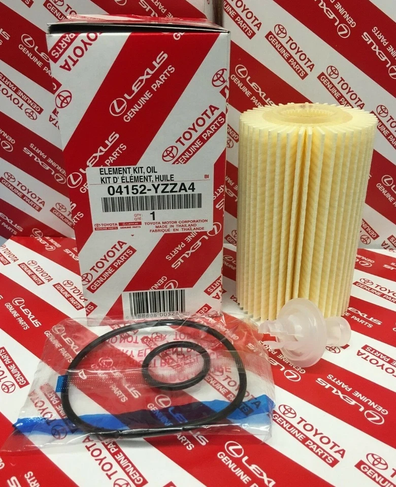 1 PACK FILTRO DE ACEITE TOYOTA LAND CRUISER, SEQUOIA, TUNDRA GENUINO OEM 04152-YZZA4 Foto 1 de 2