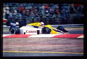 Nigel Mansell - Williams Reino Unido 1985 - Diapositiva Transparencia 35 mm - Imagen 1 de 2