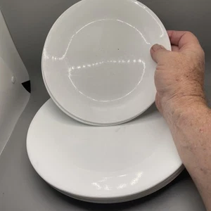 Corelle Classic White 10" Lunch Plate Set of 5 + 2) 8” Salad Plates - Picture 1 of 4