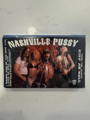 Nashville Pussy The Unband New Sealed Promo Cassette Tape High As Hell Free Ship - Image 1 of 4