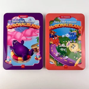 2025 - Latas de recuerdo de comida feliz para adultos de McDonaldLand - Grimace & Fri Fri Fri Friends - Imagen 1 de 4