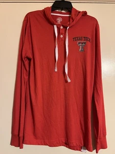 Rivalry Threads 91 neu mit Etikett rot Raiders Texas Tech Kapuzenshirt Medium Langarm - Bild 1 von 10