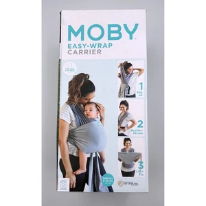 Portabebés Moby Easy-Wrap Perla Ahumada 100% Algodón Nacimiento hasta 33 libras - Imagen 1 de 5