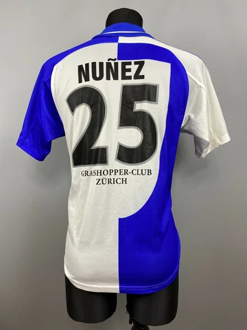 GRASSHOPPER 2000 2002 NUNZE HOME SHIRT FOOTBALL SOCCER JERSEY ADIDAS MENS SIZE S Cover
