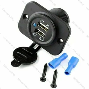 2 USB Port Socket Charger Ladestation Zubehör für Camper Wohnwagen Wohnmobil. - Bild 1 von 6
