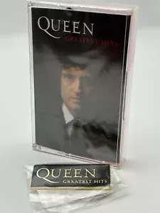 Queen Greatest Hits (Brian ) Limited Cassette + Bonus Official Pin Badge New - Picture 1 of 5
